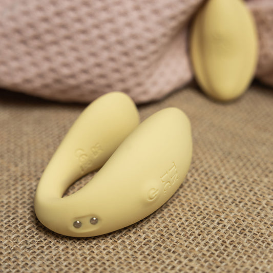 U-shaped adult toy for internal and external pleasure