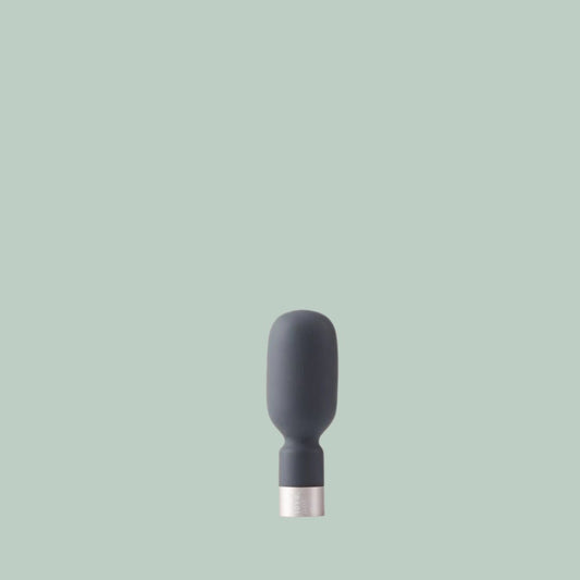Black silicone wand vibrator head