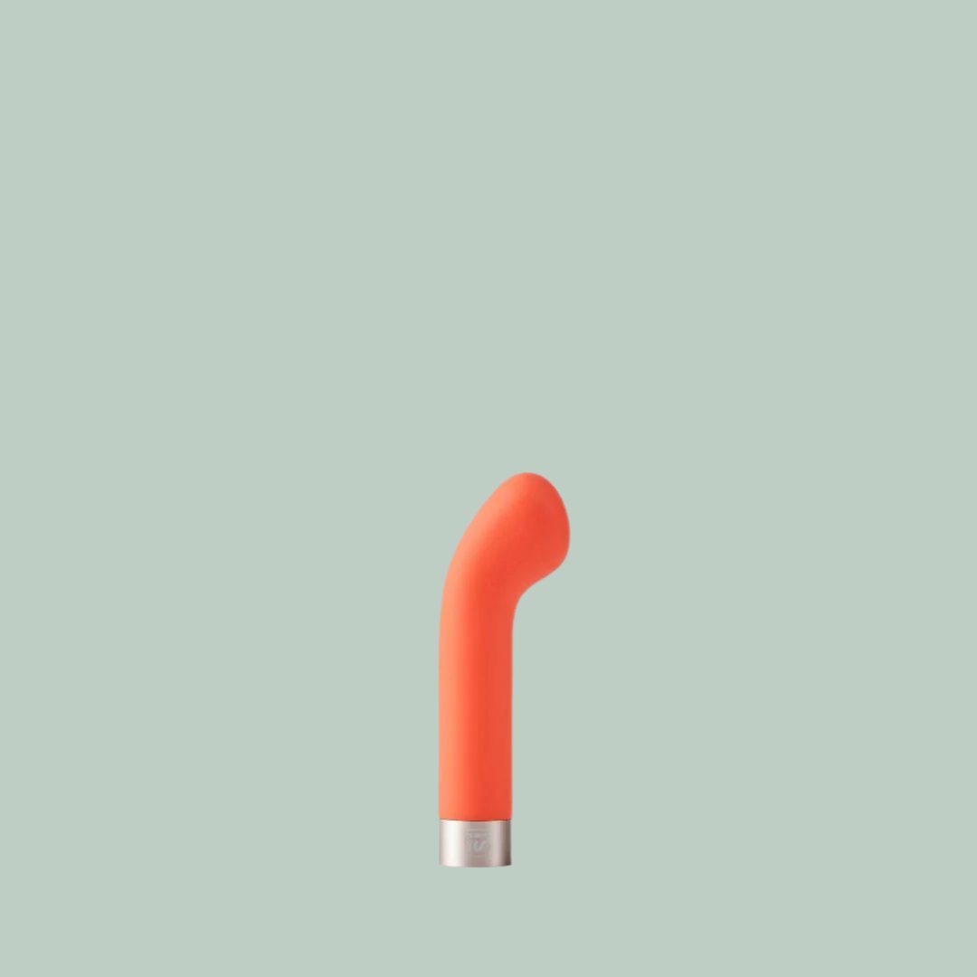Orange silicone g-spot vibrator