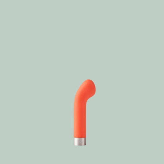 Orange silicone g-spot vibrator